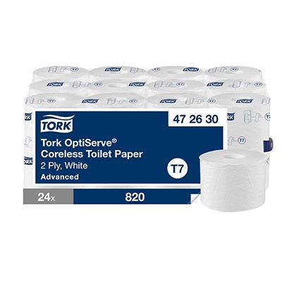 Coreless toilet  roll