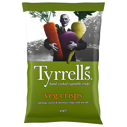 Tyrells Hand Cooked Root Vegetable Crisps