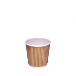 4oz Brown Ripple Cup 