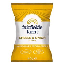 Fairfields Cheese and Onion Hand Cooked Crisps